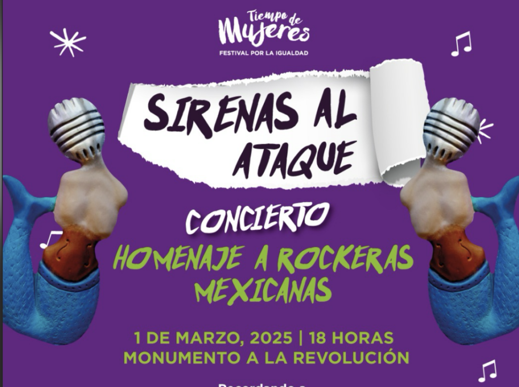 Sirenas al Ataque: El Rock Femenino en Tiempo de Mujeres🎸🔥 20 de febrero de 2025 | Música en vivo, noticias, pop, rock 🔥🎸